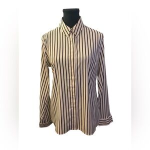 Express Portofino Long Sleeve Button Down Shirt M EUC